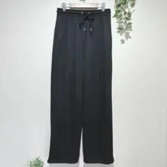 【ティゴラ】ワイドスウェットパンツ　L 黒 スポーツ　レディース　ゆったり