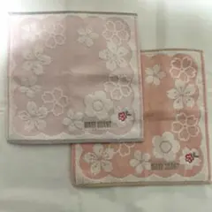Mary Quant 花柄ハンカチ 2枚セット