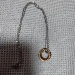 新品★3連リング ネックレス