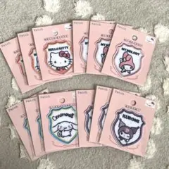 即日発送♡サンリオ　エンブレムワッペン12枚セット