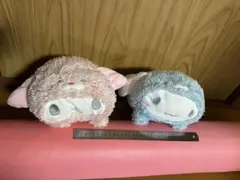 サンリオぬいぐるみセット ピンク ブルー 耳付き