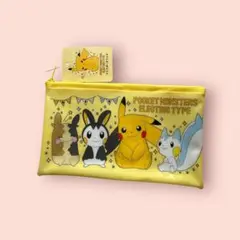 【新品未使用品】ポケットモンスター クリアポーチワイド　ピカチュウ　キャラクター