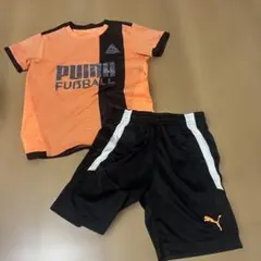 PUMA サッカーウェア オレンジ/黒 サイズ140