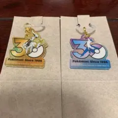 ポケチャーム30周年ロゴマスコット2 アルセウス　ラティオス