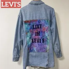 LEVI’S／リーバイス デニムジャケット／シャツ ライトブルー Mサイズ