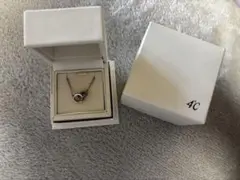 4°C シルバー ネックレス 2つのリング