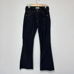 【Lee】フレアデニムパンツ　XS 切りっぱなしのサムネイル