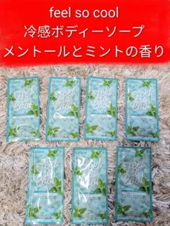 冷感ボディーソープ　ひんやり　ミントの香り　爽快　旅行　使い切り　お試し