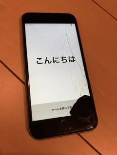 iPhone 6s スペースグレー 画面ひびあり