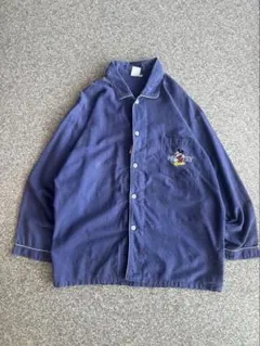 ひ*ろ様 90s Disney Mickey パジャマシャツ シャツジャケットのサムネイル