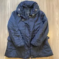 Meadowbrook フード付き　コート ネイビー