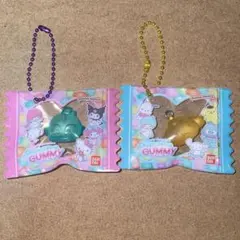 サンリオ　グミチュアチャームGUMMY＆ミニポーチ　ハンギョドン・プリン セット