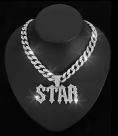 【STAR PENDANT】マイアミキューバンチェーン ブリンブリンネックレス