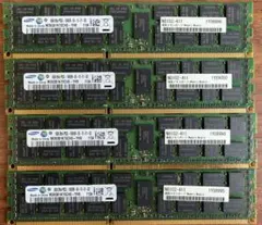 Samsung 8GB DDR3 10600R メモリー 4枚セットのサムネイル