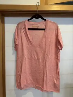 ZADIG & VOLTAIRE ピンク Vネック 半袖Tシャツのサムネイル