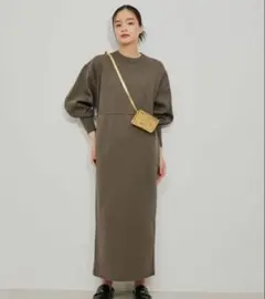 美品‼️ アダムエロペ　ニットワンピース