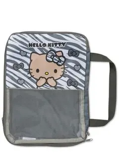 アベイル　キティ　圧縮できるトラベル収納ケース　S ギャル　日焼け　ゼブラ