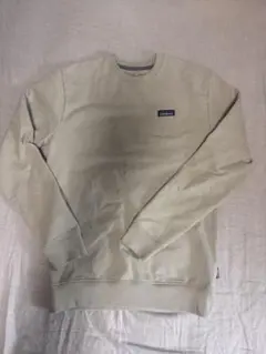 パタゴニア P-6ロゴ アップライザル クルー スウェット M カーキ ベージュ