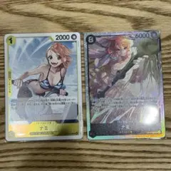 ナミ　sr r 2枚セット　神の島の冒険