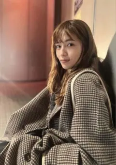 Mila owen 接結ハーフ丈Aラインコート