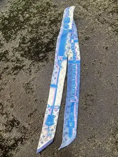 新品タグ付エルメス ツイリー ブランデンブルク Brandenbourg ブルー