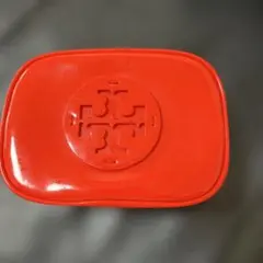 トリーバーチオレンジ 合成皮革 ポーチ