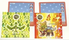 ポケモン　はってなぞってポケモンずかんメモ　六英雄のオリーヴァ&ウガツホムラ