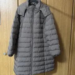 フード付きキルティング