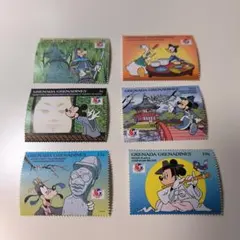 ディズニー　切手　外国