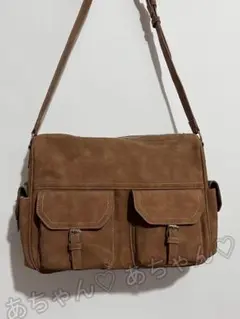 STAND OIL ベージュ スエード風 ショルダーバッグ Stand oil ベージュ スエード風 ショルダーバッグ