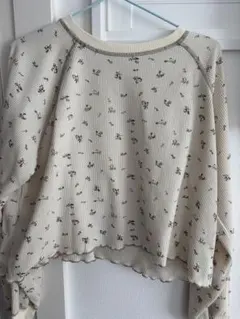 レトロガール　サーマル　Tシャツ
