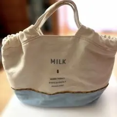 サブヒロモリ 保冷ランチバッグ お弁当袋 MILK バイカラー