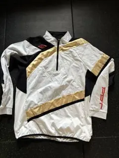 umbro 長袖ジャージ ホワイト/ブラック/ゴールド