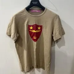 ジュンヤワタナベ コムデギャルソン 半袖 シャツ 丸襟 フリル ブルー 