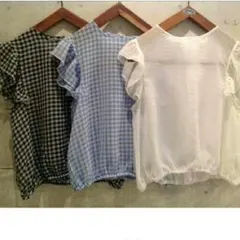 チコ☆ギンガムチェックトップス