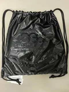 新品 aeae エーイーエーイー 黒 ブラック ナップサック リュック