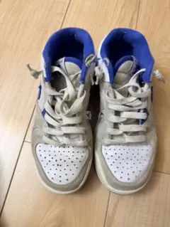 Nike スニーカー ホワイト/ブルー ハイカット
