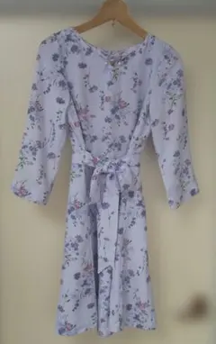 MISCH MASCH 花柄膝丈ワンピース 38サイズ