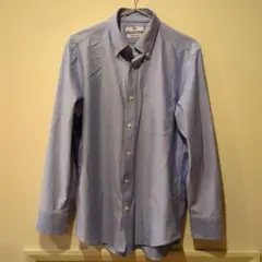 ユニクロ　スーパーノンアイロンシャツ（ボタンダウンカラー、Mサイズ、長袖）