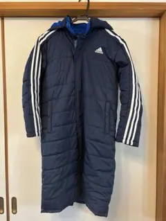 adidas アディダス ベンチコート 150サイズ 紺