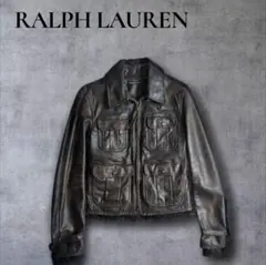 Ralph Lauren Newsboy Leather Jacketのサムネイル