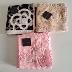 CLATHAS タオルハンカチ 3枚セット