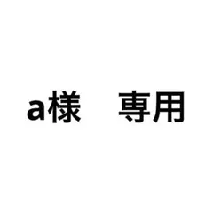 a様　専用出品