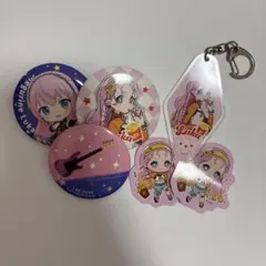 プロセカ 巡音ルカ 缶バッチ シール キーホルダー