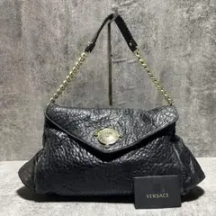 【極美品】VERSACE メデューサ ミニ ナイロン チェーン ショルダーバッグ VERSACE - 【極美品】VERSACE メデューサ ミニ ナイロン チェーン