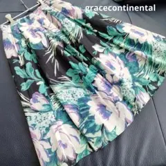 グレースコンチネンタル♡ フレアスカート 花柄