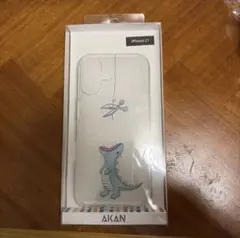 AKAN iPhone 17 ケース 恐竜　ブルー