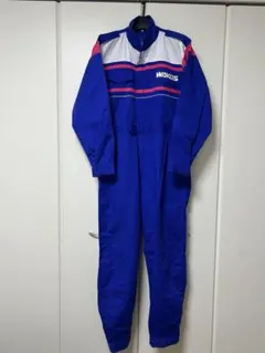 WAKOSつなぎ2着【中古】+ワコーズTシャツ2枚セット【新品】ホワイト&ブルー WAKOSつなぎ2着【中古】+ワコーズTシャツ2枚セット【新品