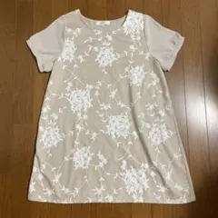 花柄刺繍 が可愛い！一枚あると便利！grove グローブ 半袖チュニックのサムネイル