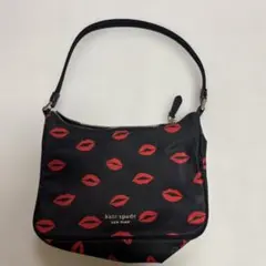 kate spade リッププリント ショルダーバッグ